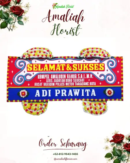 Papan Bunga Ucapan Selamat Suci